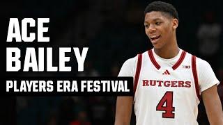 Ace Bailey 2024 Players Era Festival highlights for Rutgers