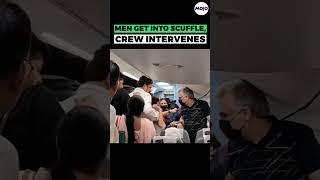  Viral Video: Two Men Get Into Heated Brawl Onboard Indian Flight #shorts #viral