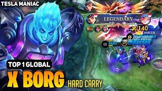 Xborg Best Build 2024 [ X Borg Top 1 Global Gameplay  ] By نبيل شعيل - Mobile Legends