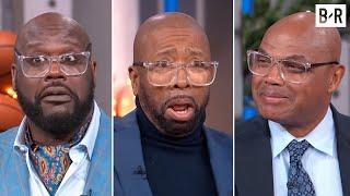 Shaq & Kenny Try on Chuck's Glasses  'You look like you got two 20-inch TVs'  | Inside the NBA