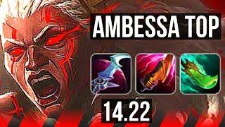 AMBESSA vs SETT (TOP) | 7 solo kills, Legendary | KR Diamond | 14.22