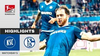 Karlsruher SC vs Schalke 04 2-0 | Highlights | MD 5 2024/25