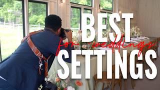 Ultimate Guide to Wedding Photography Settings