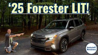 NEW 2025 Subaru Forester at Night: Buttons, Controls, Lights, More!