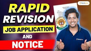 Job Application and Notice | Rapid Revision | CBSE Class 12 | Rahul Dwivedi Sir | Rankplus