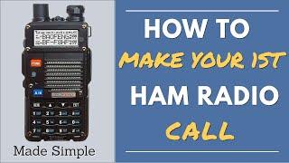 Making Your First Ham Radio Call