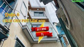 Bán nhà 59/ Tân Hòa Đông P14 Q6 cách chợ Phú Lâm 20m