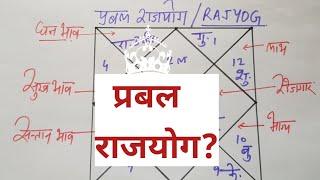 Vedic Astrology class 73, क्या आपकी कुंडली में है प्रबल राजयोग, Do you have strong Raja Yoga