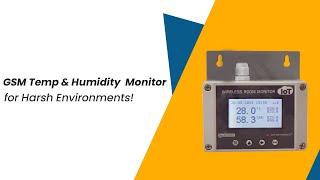 Temperature and Humidity GSM Based IoT | Condense Environment | Instrukart