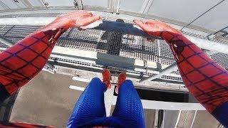 SPIDERMAN Fights Crime - Real Life Parkour POV