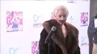 Lady Gaga - blue carpet at AMPYA (Oct 24, 2013)