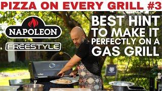 3. How to make a pizza on a gas grill - Napoleon Freestyle