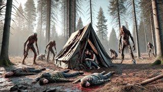 Couple Goes Camping, But Forest Monsters Attack and Kill Only Those Outside the Tent for Some Reason