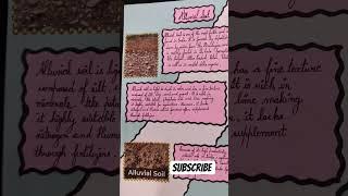 Project of geography on topic ' Alluvial soil ' || Class 9