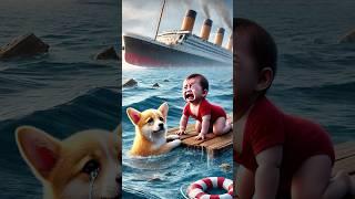 Titanic The Untold Story of Corgi #cutedog #titanic #savefamily #storyshorts