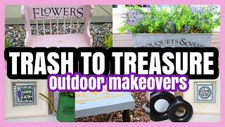 THRIFT STORE MAKEOVERS ON A BUDGET | OUTDOOR THRIFTED DECOR | $5 and UNDER