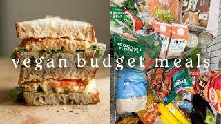 £12 VEGAN WEEKLY BUDGET MEALS FROM ALDI 