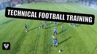 BALL MASTERY - PASSING - FIRST TOUCH - 1V1  | U9 - U10 - U11 - U12 | FOOTBALL - SOCCER | TRAINING