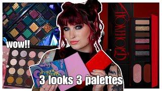 3 looks 3 paletes! | call of the sirens, nearly natural, chokehold