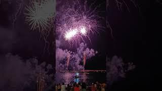 SESTRI LEVANTE Barcolada 2023: i fuochi d'artificio nella Baia del Silenzio