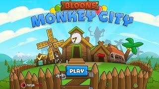 Building The Ultimate Bloons Monkey City! (Day 1)