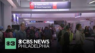 Holiday travel season is officially underway at Philadelphia International Airport