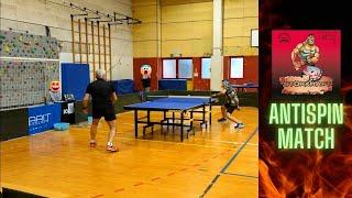 ATTACKING ANTI SPIN |  STORKRAFT DER MATERIAL SPEZIALIST (DMS) | TABLE TENNIS CHAMPIONSHIP MATCH