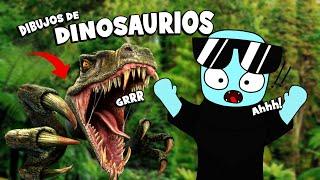  Dibujos de DINOSAURIOS - ¿Desde que PAIS nos VES?  #chihuahua #dinosaurios #dibujos #funny #alien