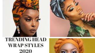 EASY HEADWRAP STYLES FOR NATURAL HAIR|HEADWRAP STYLES 2020|AFRICAN HAIR NETWORK