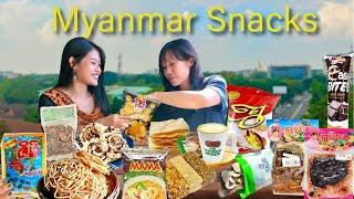 American TRIED Burmese Snack FIRST TIME in Myanmar | Honest Reactions & Favorite Foods