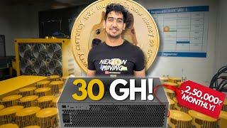 NEW Volcminer  D1 HYDRO 30GH! Most Powerful #dogecoin Scrypt miner