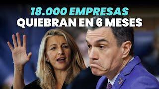 18.000 empresas quiebran en 6 meses