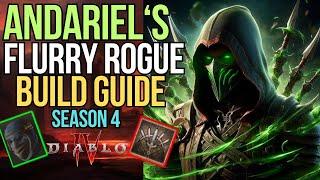 Poison Melee is Back! Andariel's Flurry Rogue Build Guide - Season 4 Diablo 4
