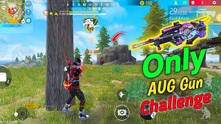 Aug Gun Challenge  Free Fire Solo Vs Squad Rank Match