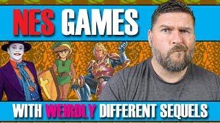 NES Games With Weirdly Different Sequels | MichaelBtheGameGenie