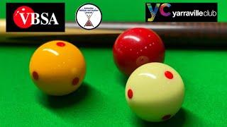 Australian National Billiards 2022 FINAL -  SESSION 2 - STEVE MIFSUD V MICHAEL PEARSON