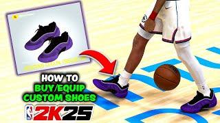 NBA 2K25 - How To Buy And Equip Custom Shoes In MyCareer (XSX/PS5)