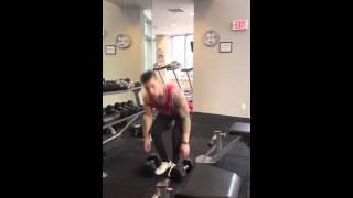 Incline dumbell and flat dumbbell bench press