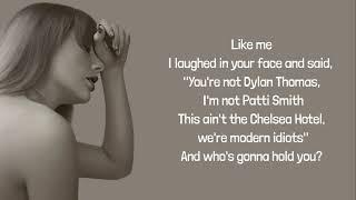 Taylor Swift - The Tortured Poets Department lyrics