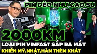 THẾ GIỚI NGỠ NGÀNG : Vinfast và đối tác Ả Rập tung SIÊU PIN DẺO NHƯ CAO SU, SẠC 2 PHÚT ĐI 200KM