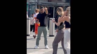 Struggling to make a cat walk video#funny #comedy #shorts