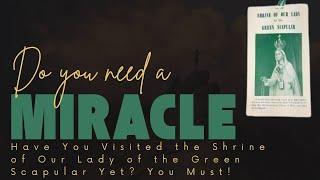 Do You Need a Miracle? Have You Visited the Shrine of Our Lady of the Green Scapular Yet? You Must!