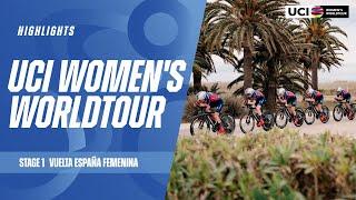 Stage 1 - La Vuelta Femenina Highlights | 2024 UCI Women's WorldTour