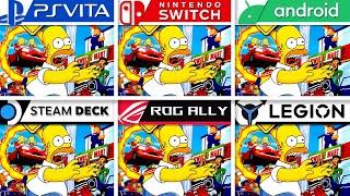 The Simpsons Hit & Run | PS Vita vs Switch vs Android vs Steam Deck vs Rog Ally vs Legion GO | 4K