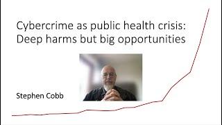 Cybercrime as public health crisis, a talk by Stephen Cobb