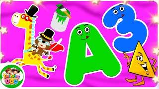 Colors, Shapes, Numbers, Alphabet & More | Toddler Learning Videos For Kids | Baby Learning