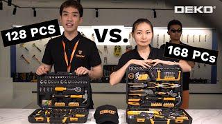 DEKO 128 PCs VS 168 Pcs Toolkit Comparison | Which one is better?