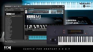 LEGENDARIO KORG M1 - LIBRERIA COMPLETA PARA KONTAKT 5 6 & 7   ¡TODO EN UNO!