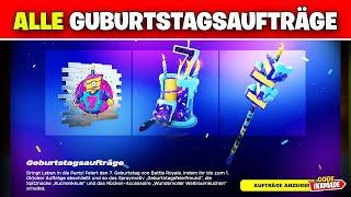 Fortnite | Geburtstag | Alle Geburtstags Aufgaben | Fortnite 7 Geburtstag