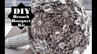 Easy How To DIY Brooch Bouquet Kit Low Cost No Wires Wedding Project